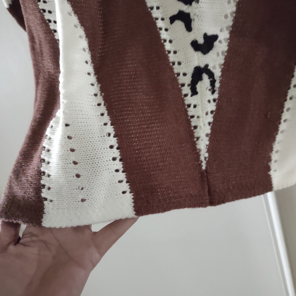 Asvivid color block striped sweater - Picture 6 of 7
